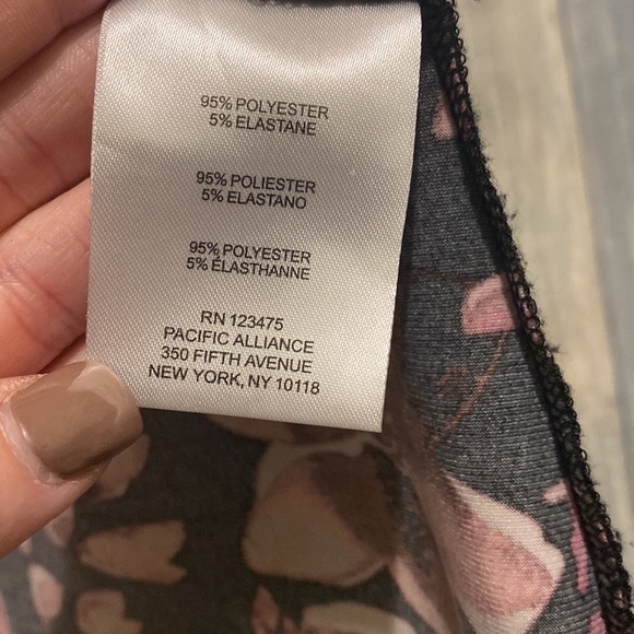 Ellen Tracy Collection Floral Mock Wrap Dress | Long Sleeve | Size - Picture 7 of 12